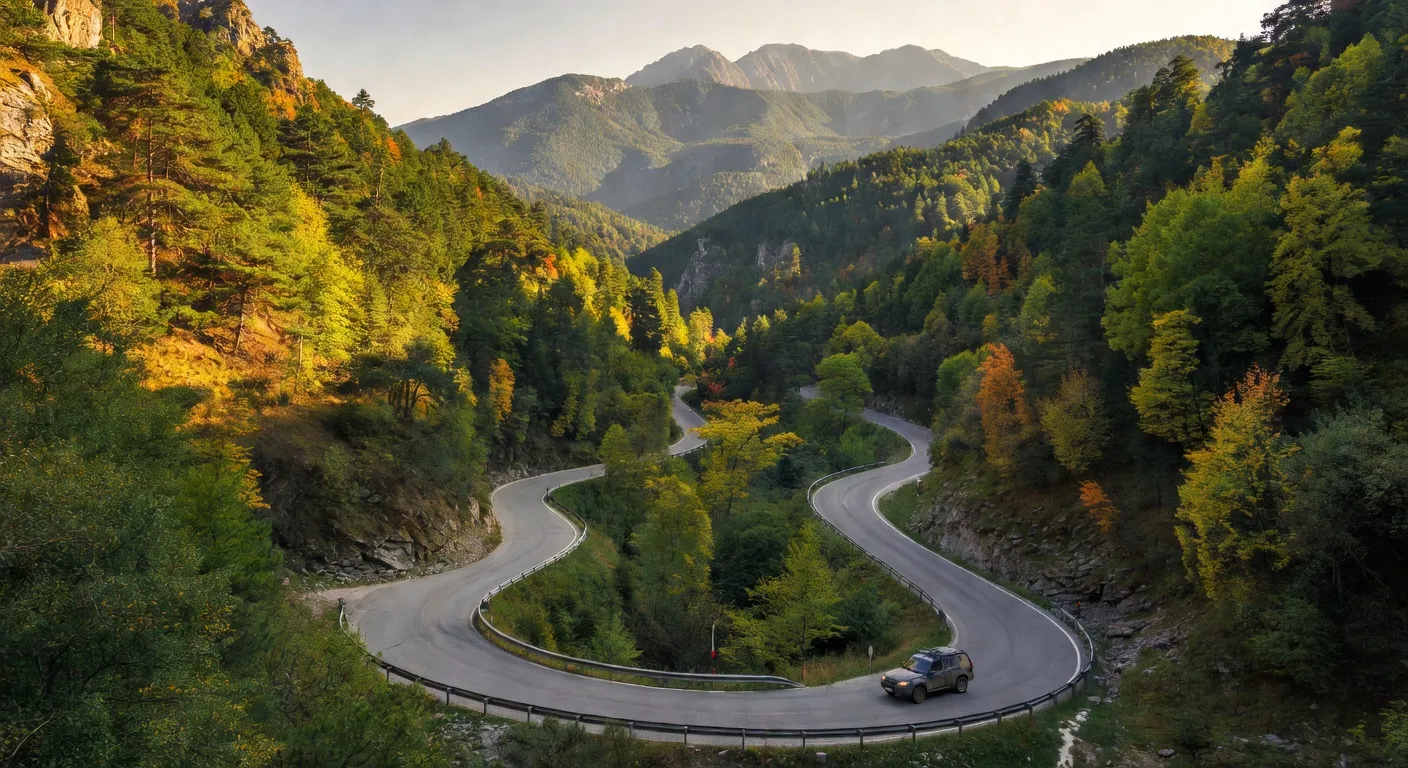 Route panoramique en Bulgarie pour un autotour