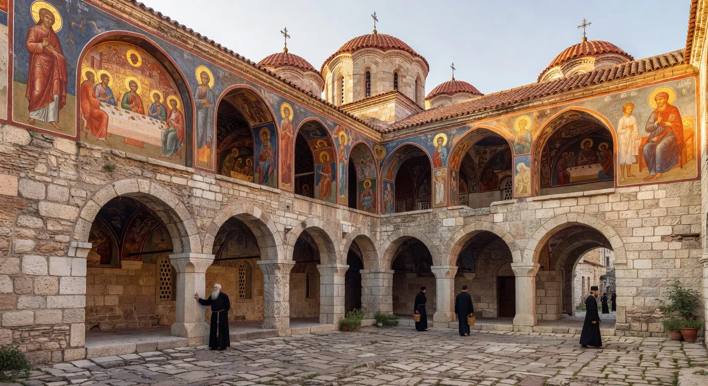 Monastère de Bachkovo en Bulgarie, deuxième plus grand du pays