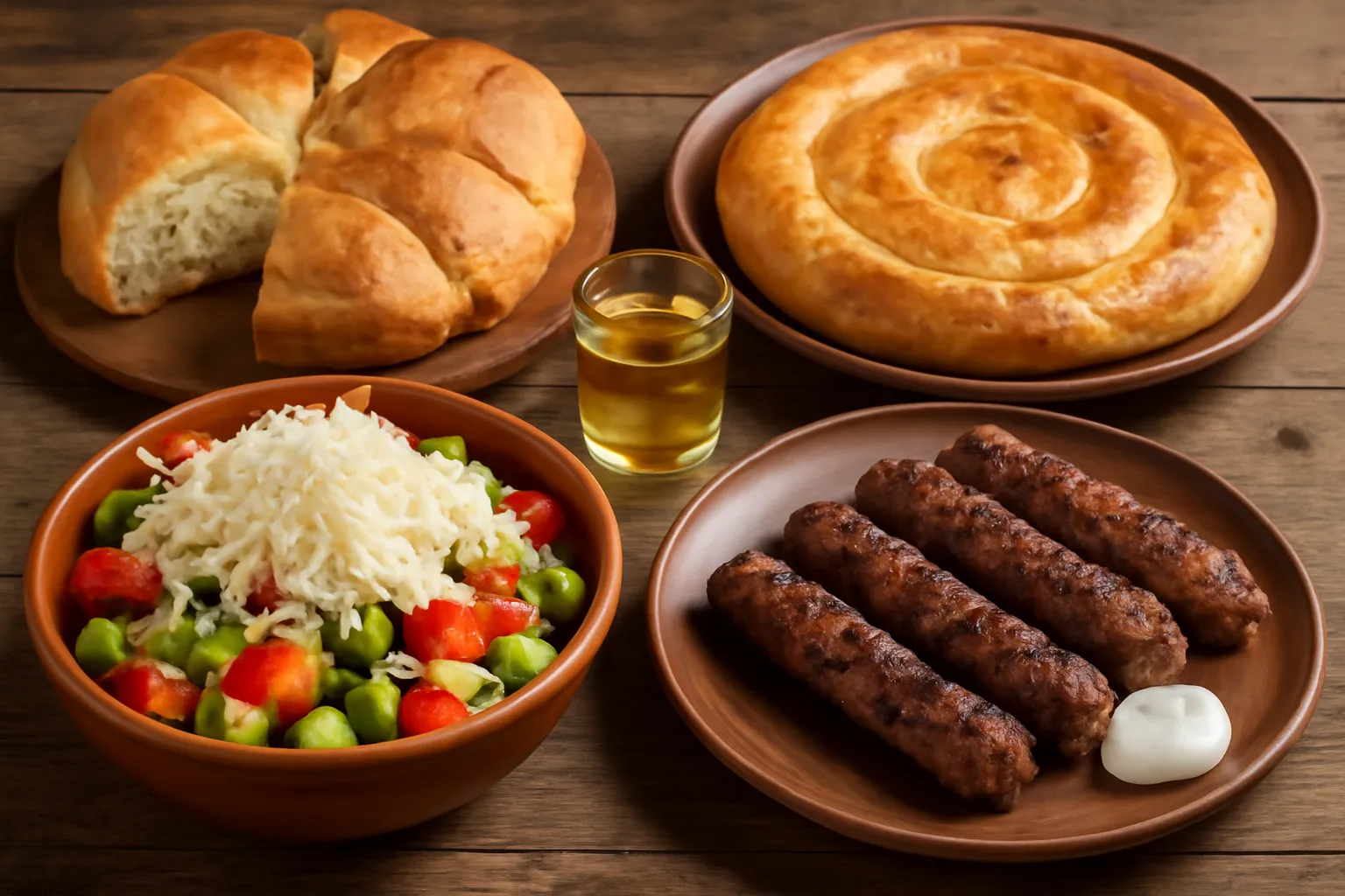 Kavarma bulgare servi dans un pot en terre cuite traditionnel