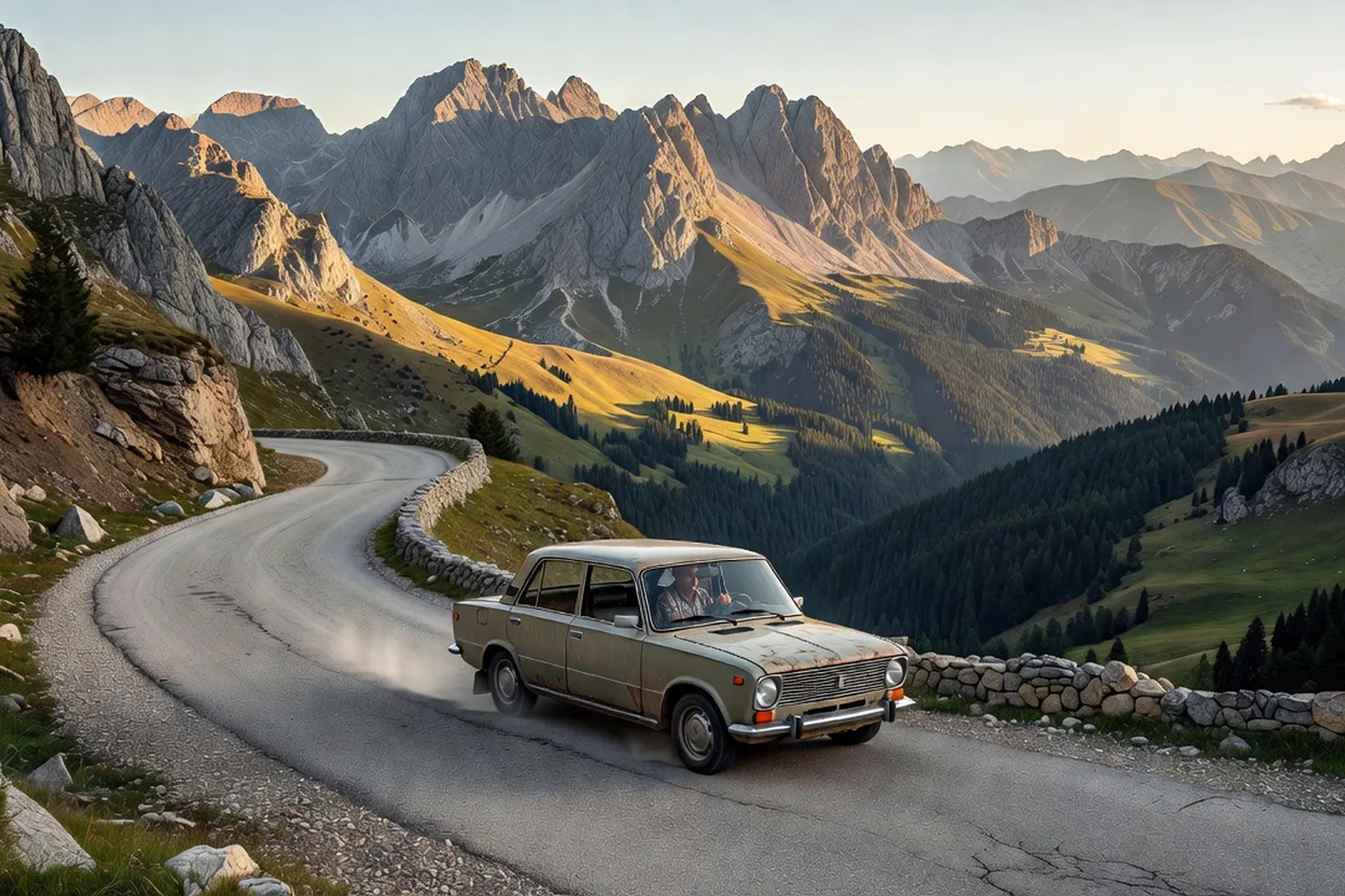 Route panoramique à travers les montagnes bulgares pour un autotour 2026