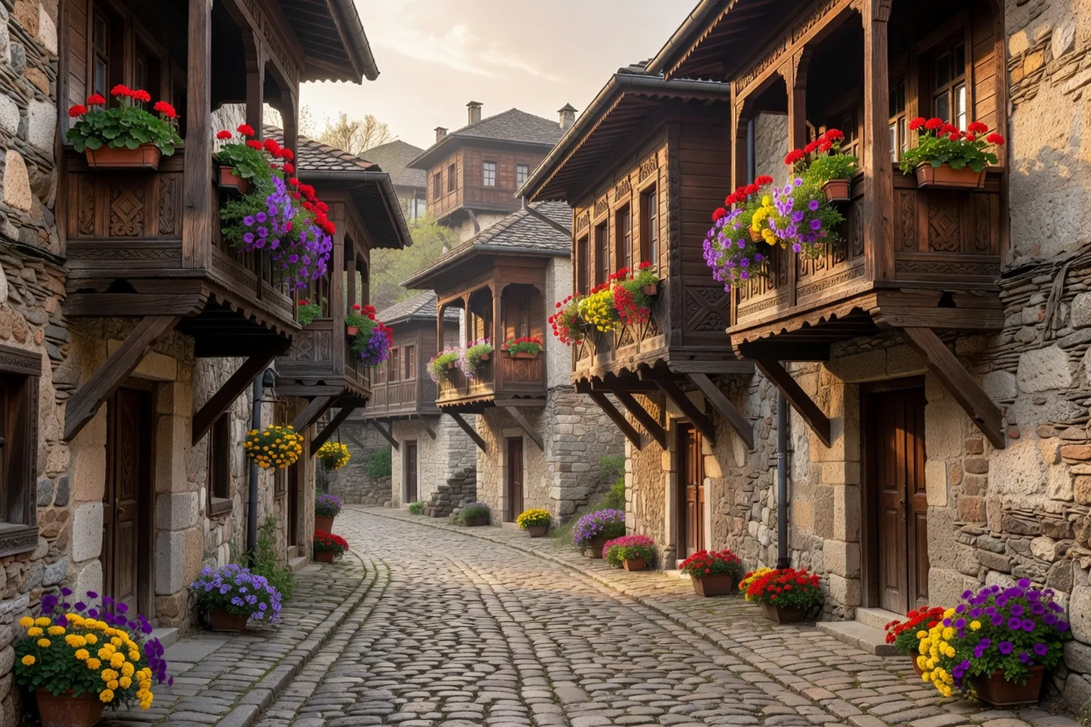 Église de la Nativité d’Arbanasi près de Veliko Tarnovo avec fresques médiévales bulgares aux murs
